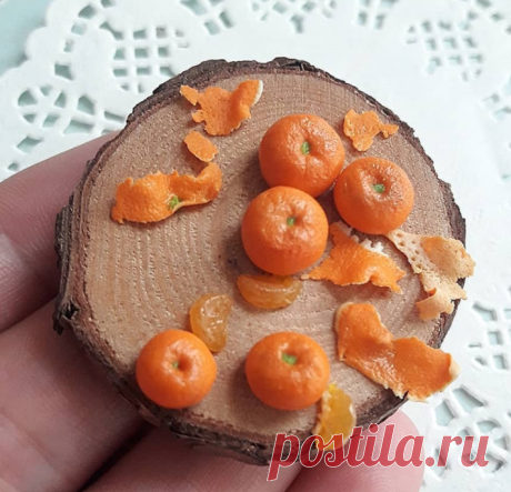 Миниатюра. Мандарин 🍊🍊🍊