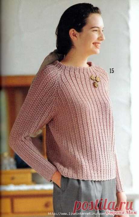 . Симпатишный пуловер! Опрос на он-лайн - Все в ажуре... (вязание крючком) - Страна Мам