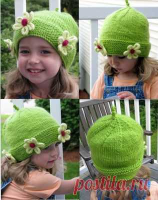 Шапочка для девочки Daisy Chapeau от CEY(Classic Elite Yarns)!