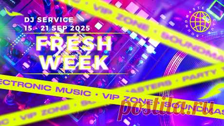 (1) NEW - Fresh Week DJ Service 15 - 21 September 2025 | DJ | SoundMasters | Service