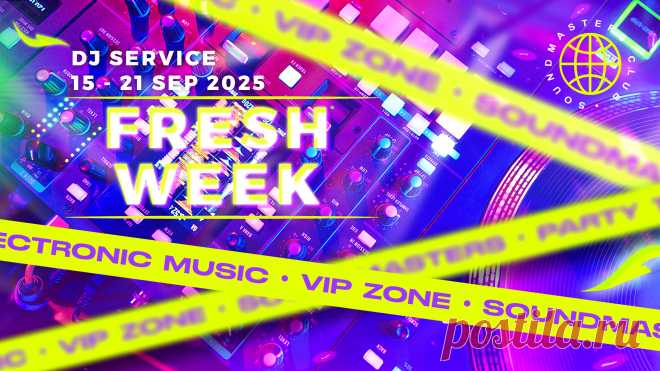 (1) NEW - Fresh Week DJ Service 15 - 21 September 2025 | DJ | SoundMasters | Service