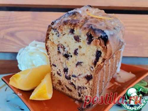 Кекс с клюквой и апельсином