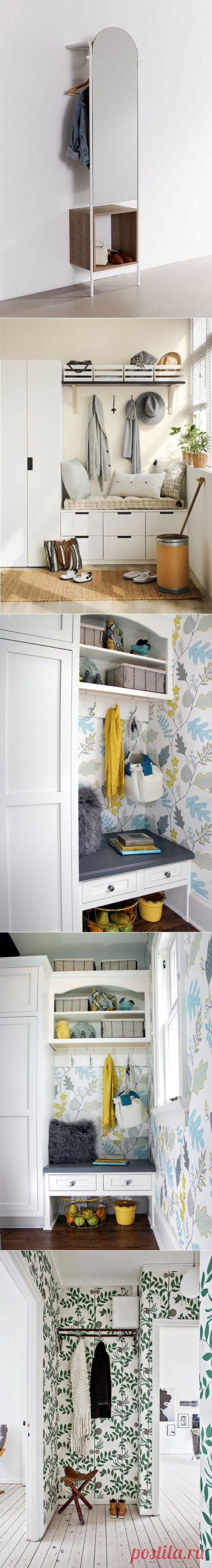 Идеи для маленькой прихожей