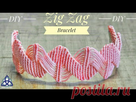 Браслет &quot;Zig Zag Macrame&quot;
