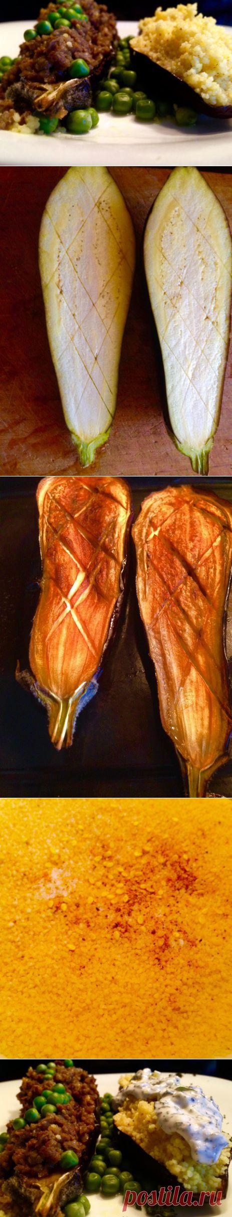 Баклажан с двумя начинками