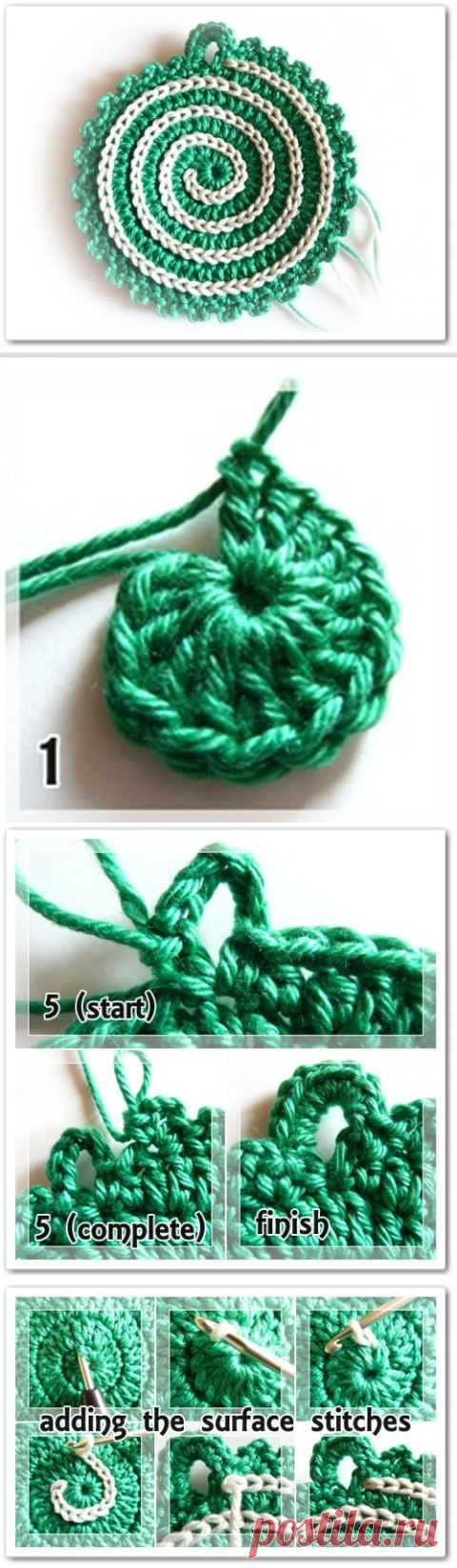 Спиральные. Подставки под чашки и стаканы.