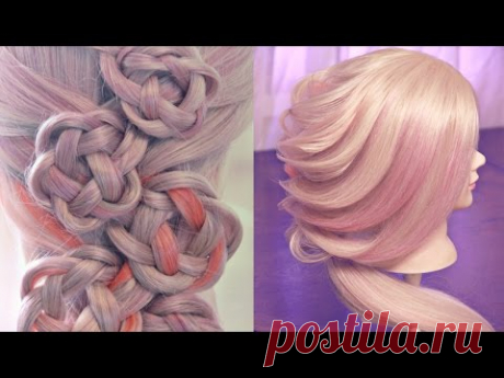 Необычные косы и плетения | Авторские причёски | Лена Роговая | Hairstyles by REM | Copyright ©