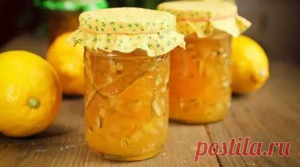 ЛИМОННОЕ варенье. Ароматное и полезное ВАРЕНЬЕ — это что-то - Вкус жизни - медиаплатформа МирТесен