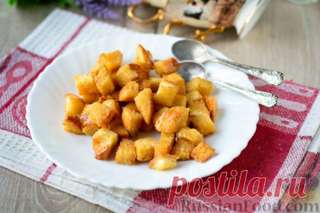 Рецепт: Сухарики в карамели на RussianFood.com