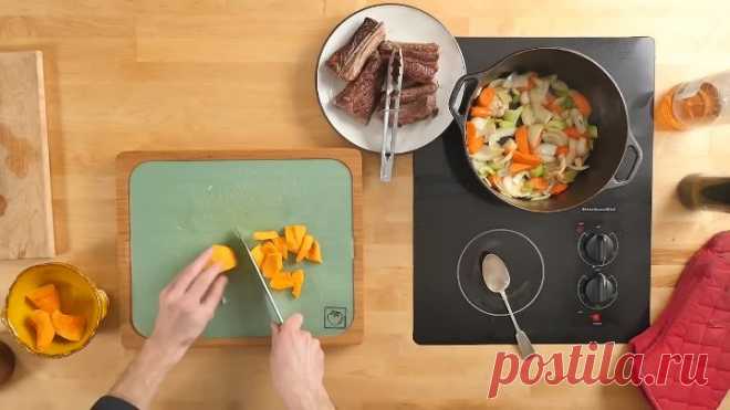 Рецепт  Говяжьи ребрышки в духовке (тают во рту)