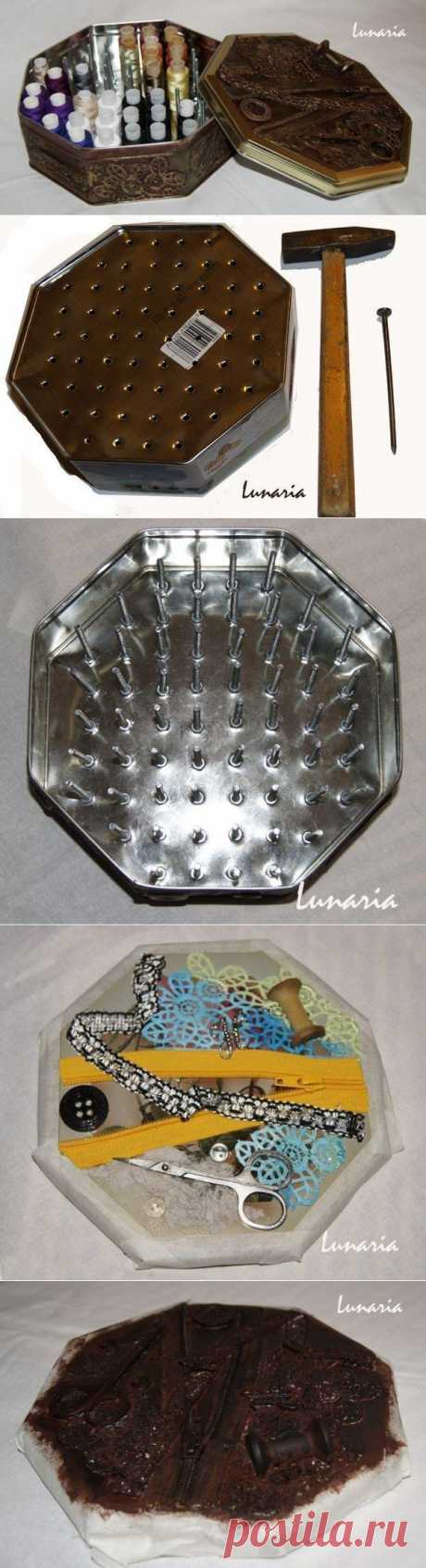 ШКАТУЛКА ДЛЯ ХРАНЕНИЯ КАТУШЕК. МК.