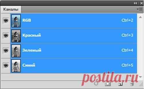 Работа с каналами в Photoshop | Уроки фотошопа