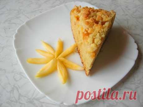 Абрикосовый пирог со штрейзелем - YouTube