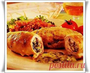 Курица по-боярски.