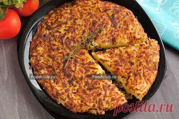 Рёшти  Рёшти — традиционное блюдо для немецкоязычной Швейцарии, которое подают и как самостоятельную еду и как гарнир. По многим параметром оно просто идеально подходит для звания настоящей народной еды: ингредиентов минимум, все они просты и доступны, готовится быстро и просто, к тому же можно делать заготовки из заранее сваренной картошки в мундире. А что касается вкуса, то кто не любит жареную картошку?