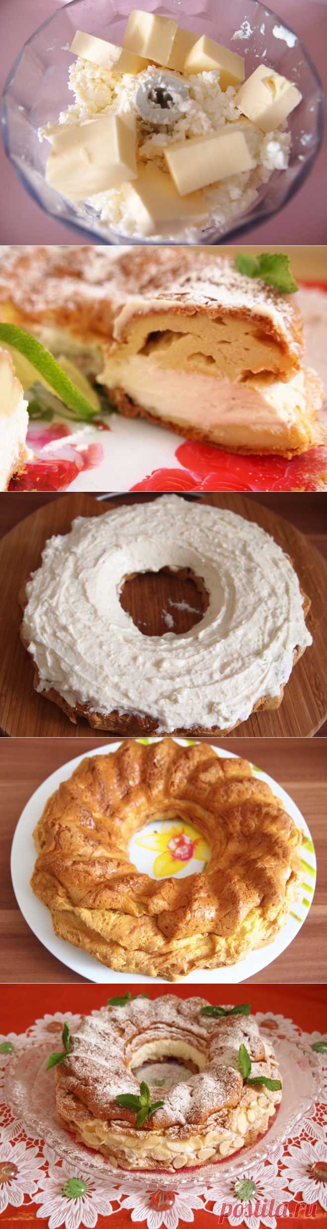 Заварной кекс с начинкой.