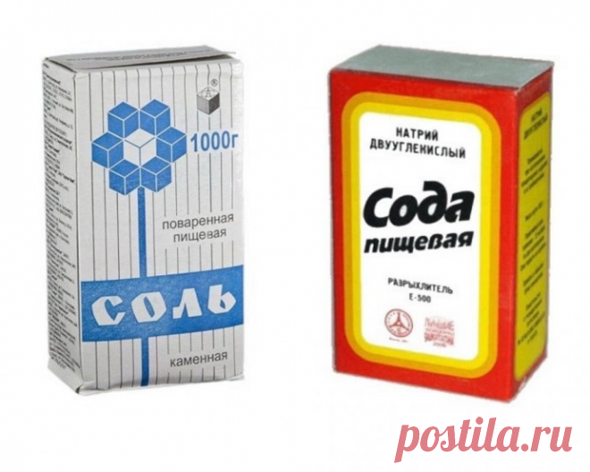 ​Ванна с солью и содой