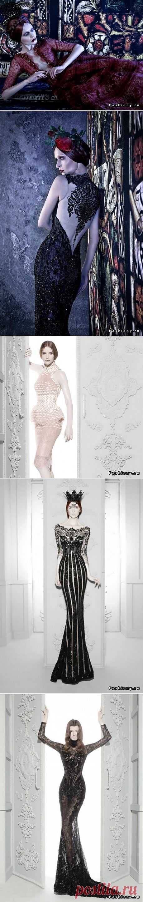 Шикарные платья от Michael Cinco Haute Couture весна-лето 2014 
Это невероятно талантливый дизайнер филлипинского происхождения, который восхищает своими неповторимыми творениями. Его модный дом расположен в Дубаи. За свою карьеру он сотрудничал со многими знаменитостями. Его кутюрная эко-коллекция была продемонстрирована в рамках фотосессии одного из сезонов ANTM. При создании своих моделей Michael Cinco вдохновляется классической музыкой, стилем неповторимых Одри Хепберн и Коко Шанель .