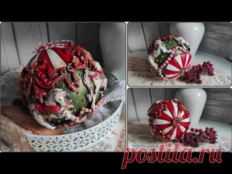 How to Make a Circus Carousel Bauble – DIY Christmas Decorations ❤️🎠🎪🎡❤️