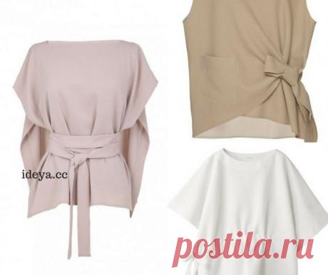 ИНТЕРЕСНЫЕ ФАСОНЫ БЛУЗОК. НЕСТАНДАРТНЫЙ КРОЙ В СОЧЕТАНИИ С НЕЖНЫМИ ЦВЕТАМИ. – В РИТМЕ ЖИЗНИ