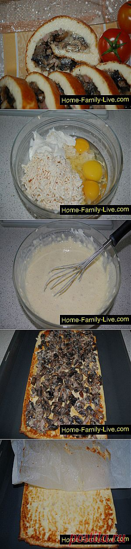 Кулинарные рецепты Рулет закусочный &amp;raquo; Кулинарные рецепты