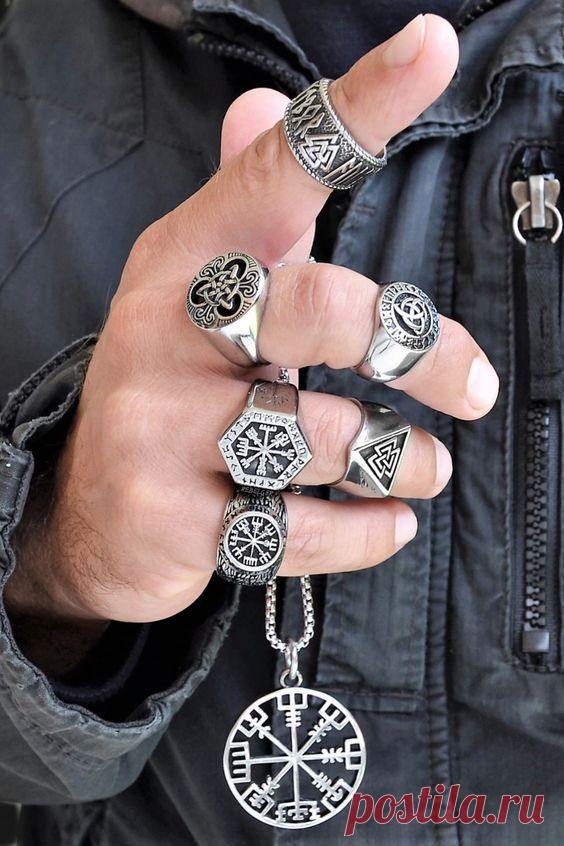 Кольцо. Кольца с языческой символикой. Серебро. Чернение.