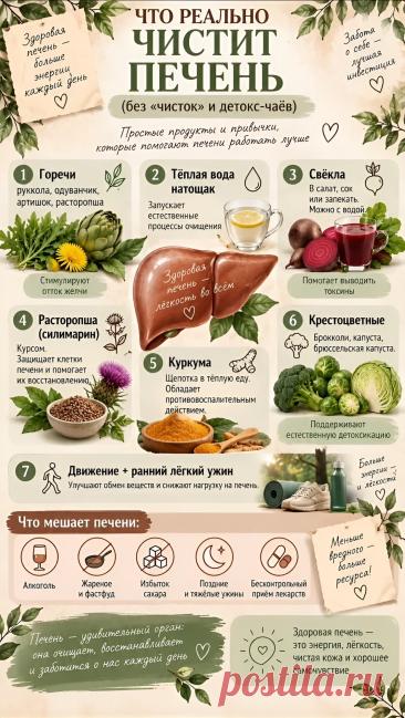 Что реально чистит печень