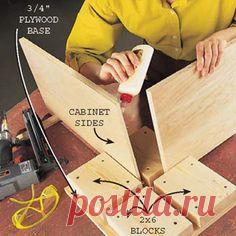 DIY Tip of the Day: Cabinet Assembly Station. Here’s a third…