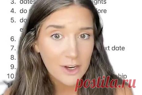 Тиктокерша поделилась 11 правилами первых свиданий и столкнулась с критикой. Тиктокерша Бренна Берг предложила 11 правил первых свиданий для девушек, в частности, не переписываться с мужчиной перед такой встречей. Возражений не вызвали советы, в которых девушка рекомендует немного опаздывать, устраивать встречи только на выходных и не разрешать подвозить себя на первом свидании.