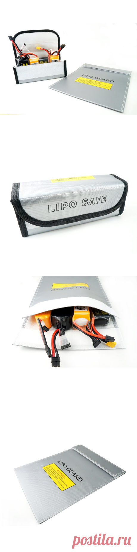 happymodel explosion-proof fireproof safe storage bag 85*75*65/230*300mm for rc lipo battery Sale - Banggood.com
