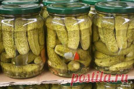 Консервированные огурцы с лимонной кислотой - пошаговый кулинарный рецепт на Повар.ру