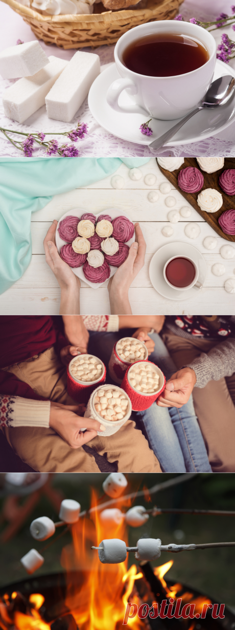 Пастила, зефир, маршмеллоу. Что общего у этих сладостей? | Еда и кулинария