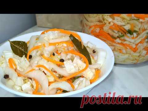 Обалденная Закуска из Пекинской Капусты! Как Вкусно Мариновать?