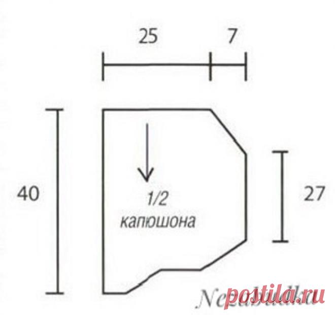 Съемный вязаный воротник-капюшон. Описание | Мастерская Незабудки | Дзен