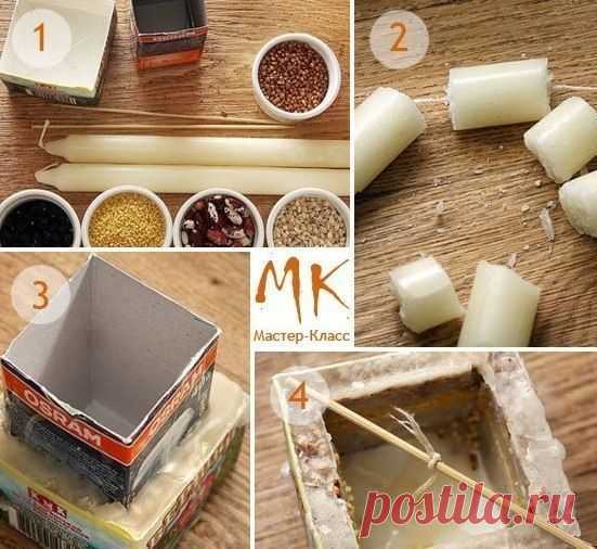 Красивые свечи handmade - Декор