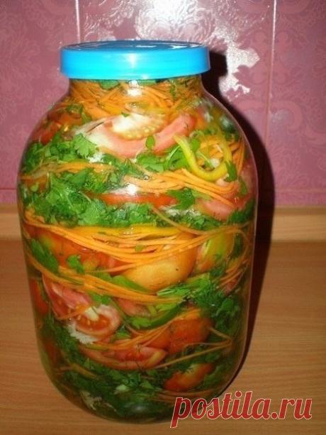 Помидоры с пряными травами