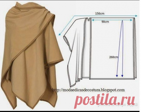 Моделирование пончо: разные идеи — Сделай сам, идеи для творчества - DIY Ideas