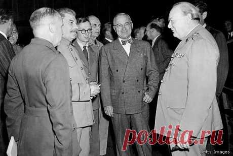 Ночная пьянка Сталина и Черчилля во время войны