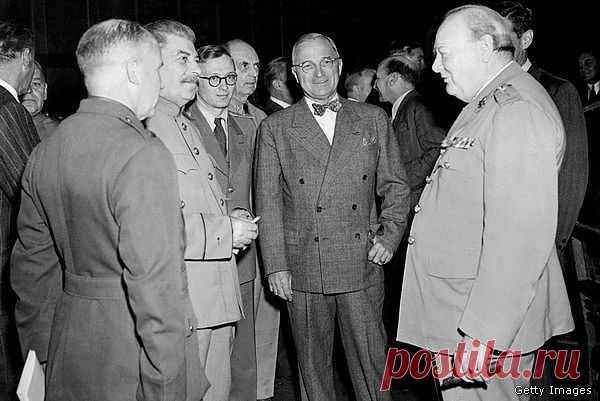 Ночная пьянка Сталина и Черчилля во время войны