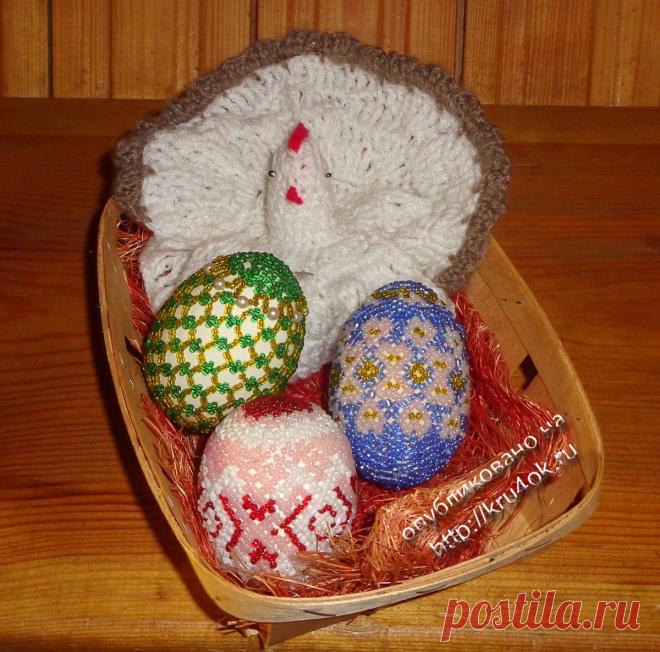 Вязаные пасхальные курочки от алана дарт описание