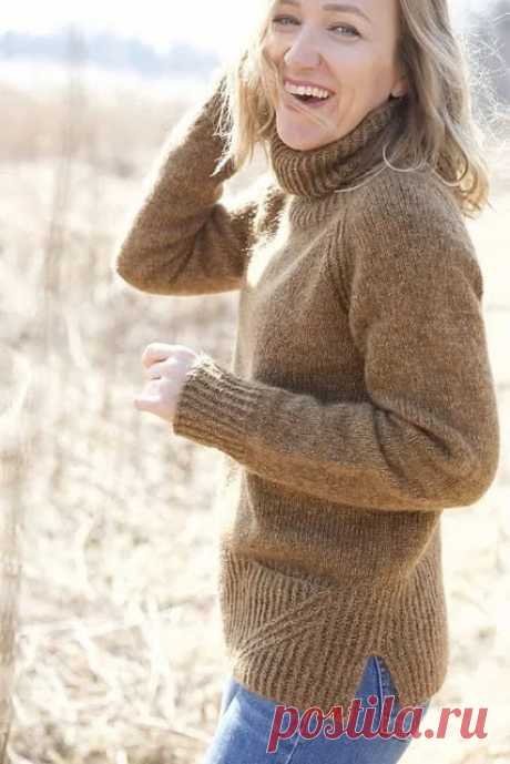 Пост на стене #вязание #спицы #джемпер #свитер #реглан