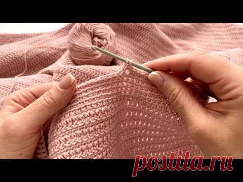 The MOST delicate and cozy blanket, the MOST simple crochet pattern | Soft Decor
