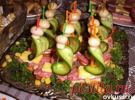 Канапе....много - Простые рецепты Овкусе.ру