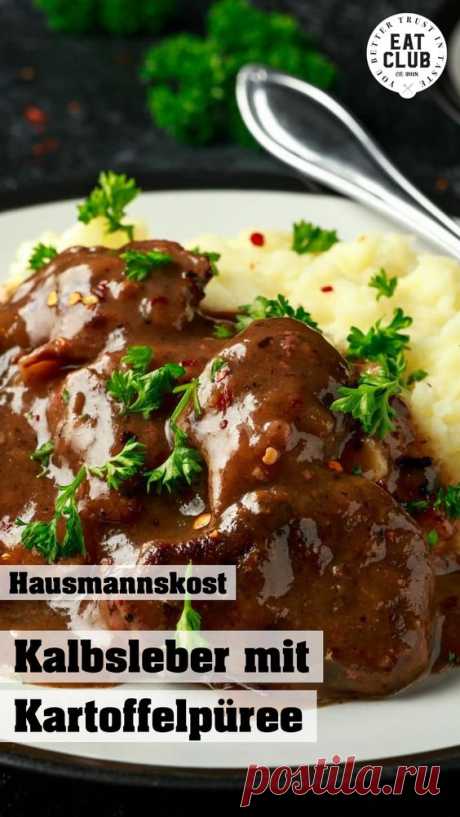 Hausmannskost: Kalbsleber mit Kartoffelpüree