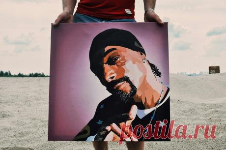 Картина Snoop Dogg - король американского хип-хопа, вечно накуренный Снуп Доги Дог.

Картины на холсте Black Icon - https://vk.com/blackiconart