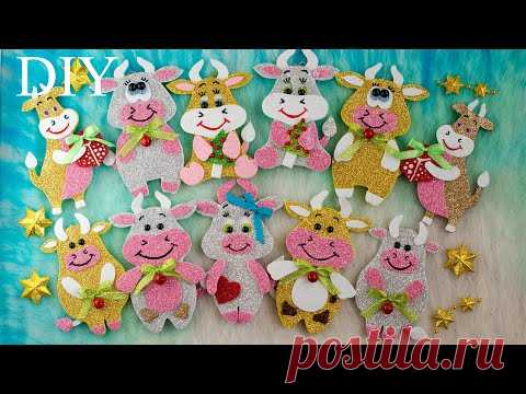 6 ИДЕЙ СИМВОЛОВ 2021 из ФОАМИРАНА своими руками