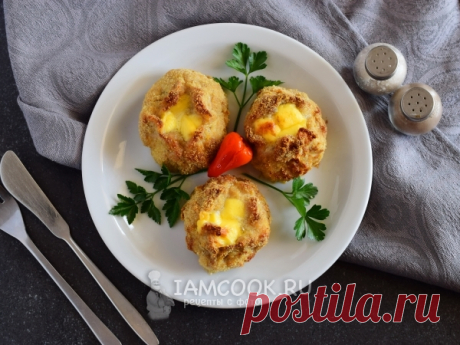 Котлеты с сыром в духовке