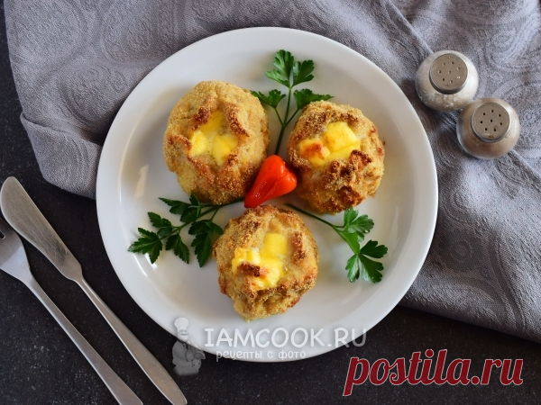 Котлеты с сыром в духовке