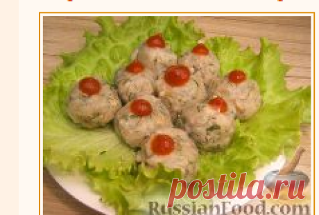 Рецепт: Фрикадельки грибные на RussianFood.com