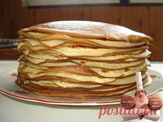 Блинчики по-домашнему | Sous-Chef.ru - готовить нужно вкусно